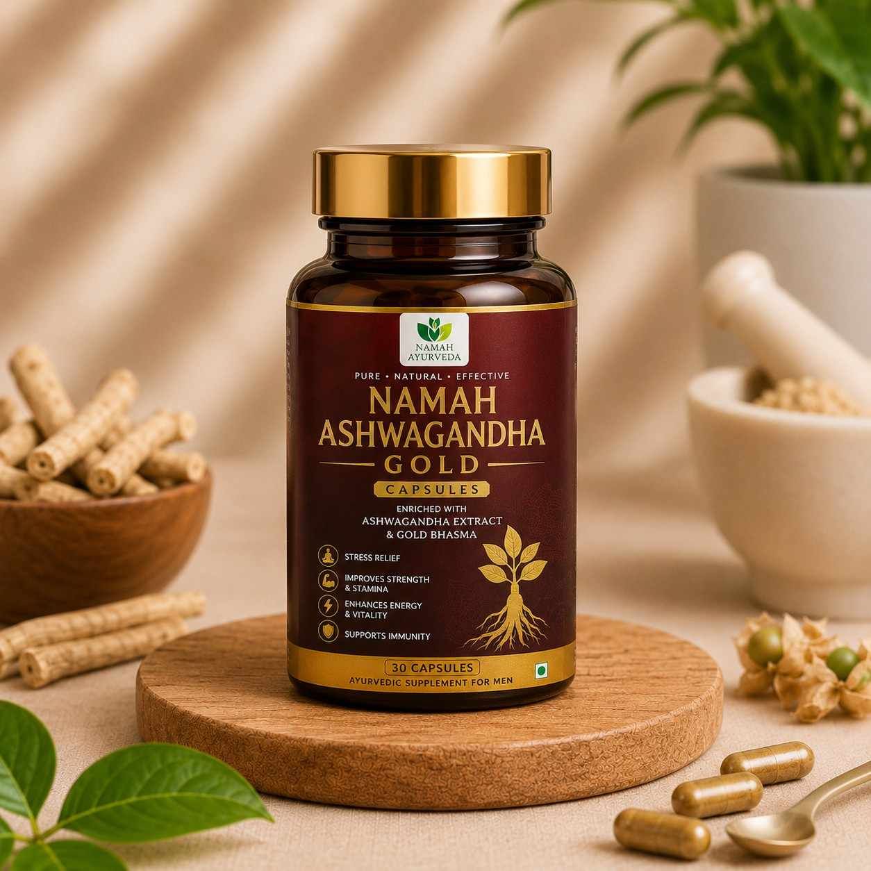 Namah Ashwagandha Gold Capsules