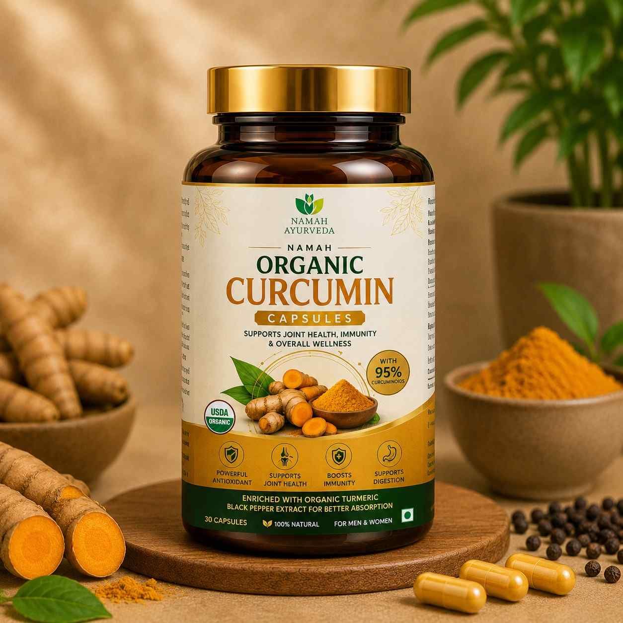 Namah Organic Curcumin Capsules
