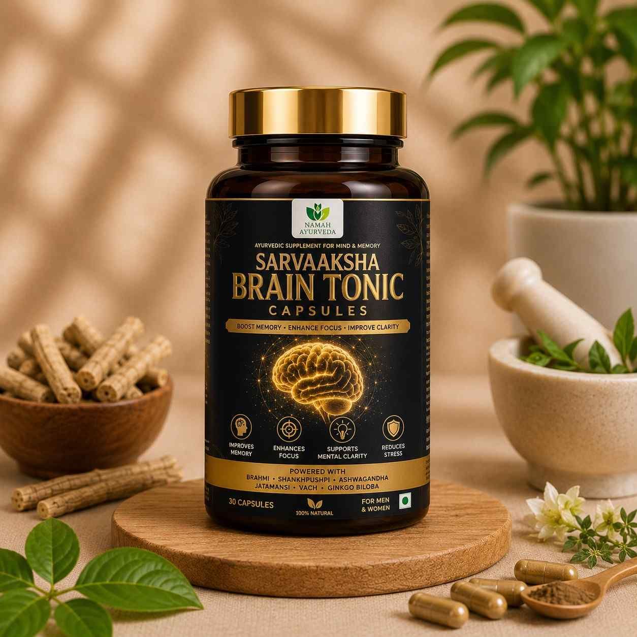 Sarvaaksha Brain Tonic Capsules